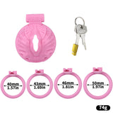 Sissy Pussy Chastity Cage Flat wearing | 3d-chastity