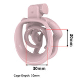 Sissy Resin Chastity Cage full kit | 3d-chastity