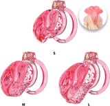 Sissy Silicone Chastity Cage rear | 3d-chastity