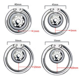 Sissy Small Metal Chastity Cage Device lock and ring | 3d-chastity