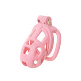 Body Friendly Pink Mamba Chastity Cage lock and ring | 3d-chastity