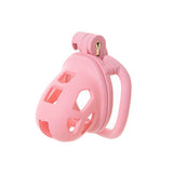 Body Friendly Pink Mamba Chastity Cage side | 3d-chastity