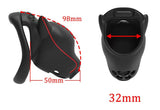 Slave Dog Head Chastity Cage - Invisible Version size and shape | 3d-chastity