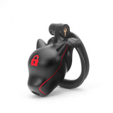 Slave Dog Head Chastity Cage wearing | 3d-chastity