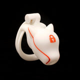 Slave Dog Head Chastity Cage front | 3d-chastity