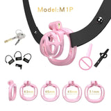 Small Chastity Cage 5 with Catheter Colors to Choose lock and ring | 3d-chastity