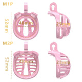 Small Chastity Cage 5 with Catheter Colors to Choose comparison | 3d-chastity
