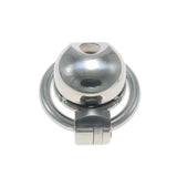 Small Chastity Cage Steel Easy to Pee material finish close | 3d-chastity