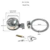 Small Chastity Cage Steel Easy to Pee size and shape | 3d-chastity