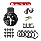 Small Chastity Cage with Silicone Spikes full kit | 3d-chastity