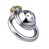 Metal Small Chastity Cage lock and ring | 3d-chastity