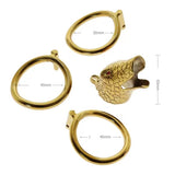 Snake Penis Lock Male Chastity Device material finish close | 3d-chastity