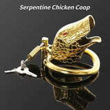 Snake Penis Lock Male Chastity Device size and shape | 3d-chastity