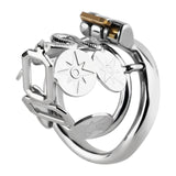 Snake Premium Metal Chastity Cage lock and ring | 3d-chastity