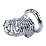 Snake Shaped Metal Chastity Cage lock and ring | 3d-chastity