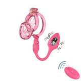 Soft Cobra Chastity Cage with Controlled Butt Plug main product | 3d-chastity