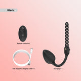 Remote Control Anal Plug Chastity Cage lock and ring | 3d-chastity