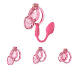 Soft Cobra Chastity Cage with Controlled Butt Plug side | 3d-chastity