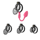 Soft Cobra Chastity Cage with Controlled Butt Plug wearing | 3d-chastity