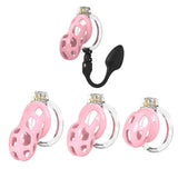 Soft Cobra Chastity Cage with Controlled Butt Plug rear | 3d-chastity