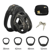 Soft Rubber Cobra Chastity Discreet Cage wearing | 3d-chastity