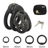 Soft Rubber Discreet Cobra Chastity Cage