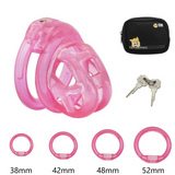Soft Rubber Cobra Chastity Discreet Cage rear | 3d-chastity