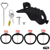 Soft Chastity Cage Silicone product photo 17 of | 3d-chastity