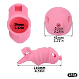 Soft Chastity Cage Silicone size and shape | 3d-chastity