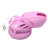 CB6000S Silicone Chastity Cage Pink wearing | 3d-chastity