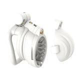 Spiked Chamber Chastity Device material finish close | 3d-chastity