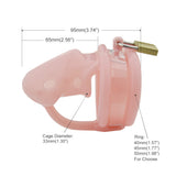 Spiked Chastity Cage Silicone size and shape | 3d-chastity