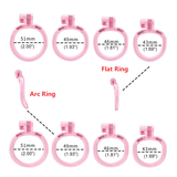 Spiral Chastity Cage Durable full kit | 3d-chastity