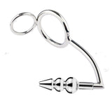 Stainless Steel Anal Hook Chastity Cage main product | 3d-chastity