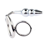 Stainless Steel Anal Hook Chastity Cage side | 3d-chastity