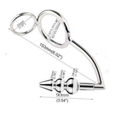 Stainless Steel Anal Hook Chastity Cage wearing | 3d-chastity
