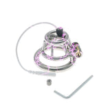 Stainless Steel Basket Electric Chastity Cage lock and ring | 3d-chastity