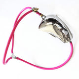 Stainless Steel BDSM Chastity Cage Belt lock and ring | 3d-chastity