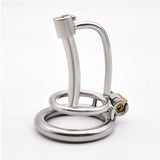 Stainless Steel Chastity Cage Catheter side | 3d-chastity