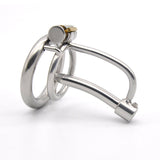 Stainless Steel Chastity Cage Catheter wearing | 3d-chastity