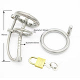 Stainless Steel Catheter Urethral Sounding Chastity Cage size and shape | 3d-chastity