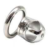 Stainless Steel Chastity Cage 2.3 Inch lock and ring | 3d-chastity
