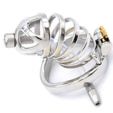 Stainless Steel Penis Cage with Urethral Tube
