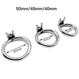 Smooth Stainless Steel Chastity Cage comparison | 3d-chastity