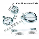 Smooth Stainless Steel Chastity Cage size and shape | 3d-chastity