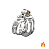 Metal Cobra Chastity Cage 6.0 side | 3d-chastity