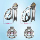 Steel Cobra Chastity Cage 6.0 - 3d-chastity