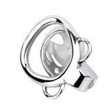 Stainless Steel Cobra Curve Chastity Device