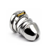 Stainless Steel Chastity Cage 3.15 Inch Long lock and ring | 3d-chastity