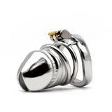 Stainless Steel Chastity Cage 3.15 Inch Long wearing | 3d-chastity